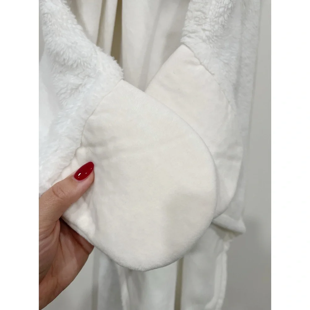 Pillowfort Unicorn Hooded Blanket White Plush Wearable Throw Kids 40x50